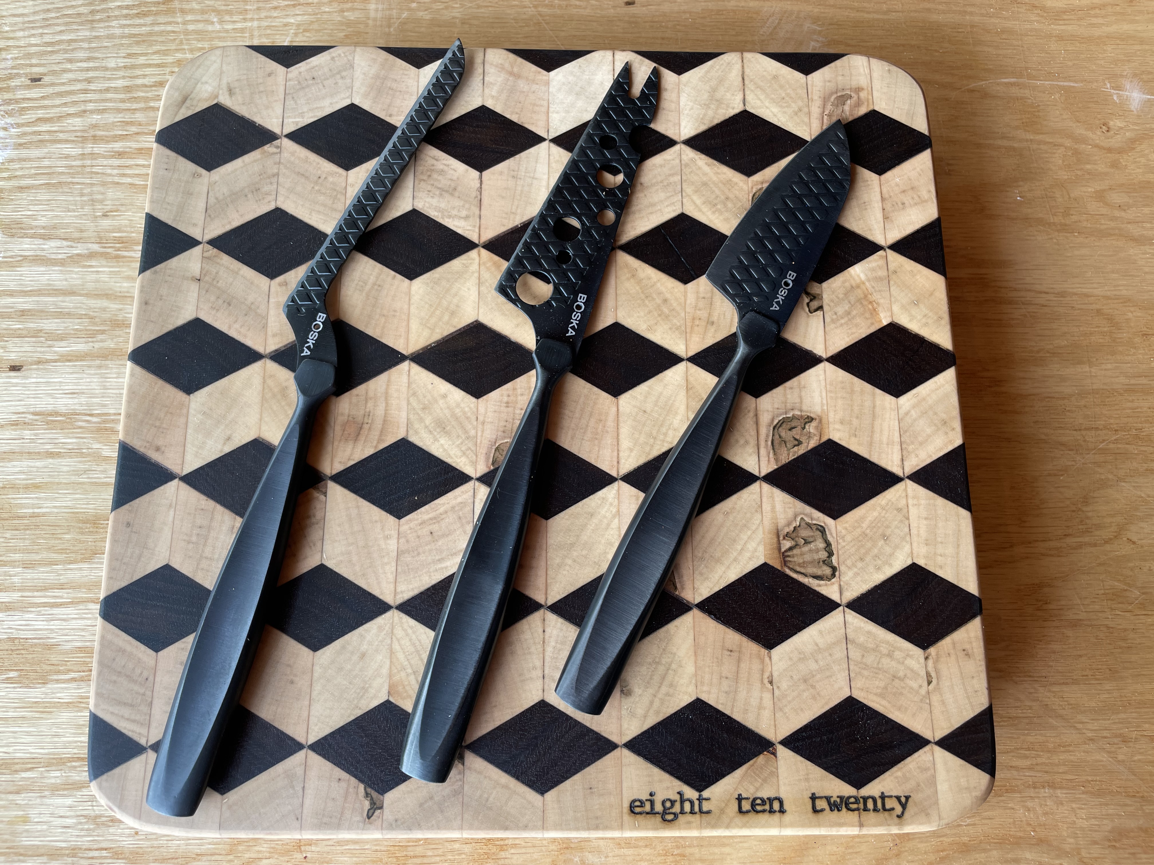 Engraved wooden board