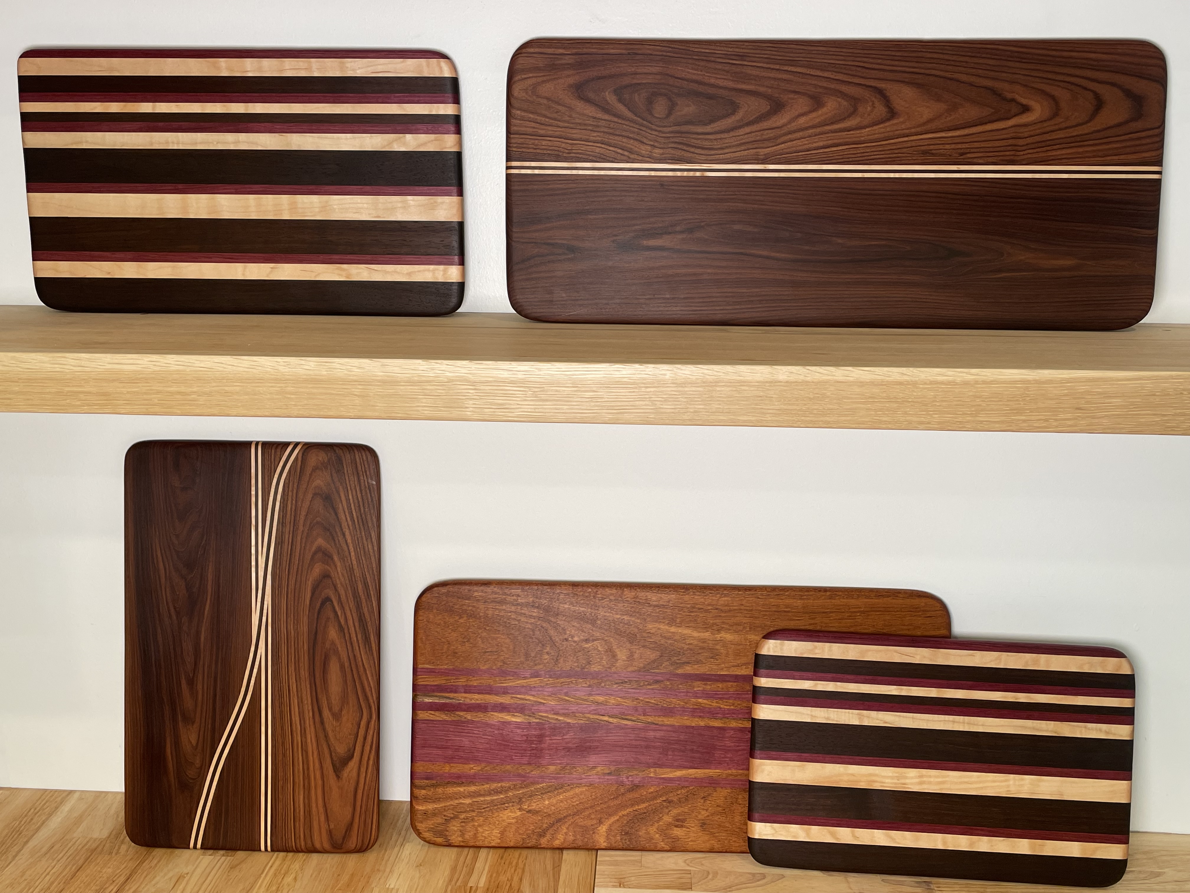 Finished charcuterie boards